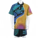Wholesale Customized Design Aborigines Polo Shirts Quick Dry Breathable Sublimation Ful... - Image 3