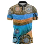 Wholesale Customized Design Aborigines Polo Shirts Quick Dry Breathable Sublimation Ful... - Image 4