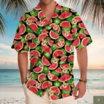 Hawaiian Shirt with Photo Hawaiian Shirt Logo Vacation Tropical Pattern Shirt for Men W...